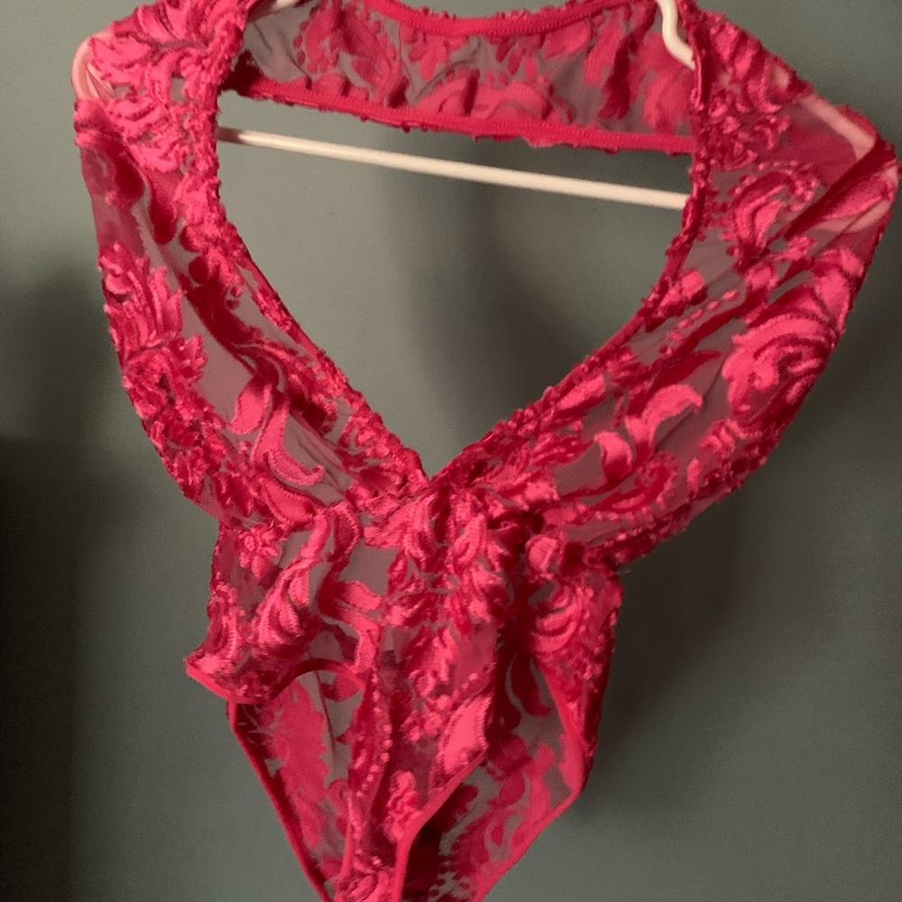 Fashion nova pink bodysuit